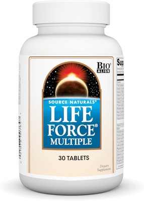 Source Naturals Life Force Multiple Daily Multivitamin 30 Count (Pack of 1) 