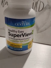 21st Century Healthy Eyes SuperView 2 Softgels 120ct Exp 01/26