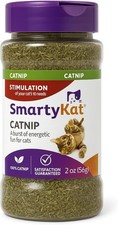 Natural Catnip Canister 2oz Premium Dried Cat Nip Resealable Shaker for Cats