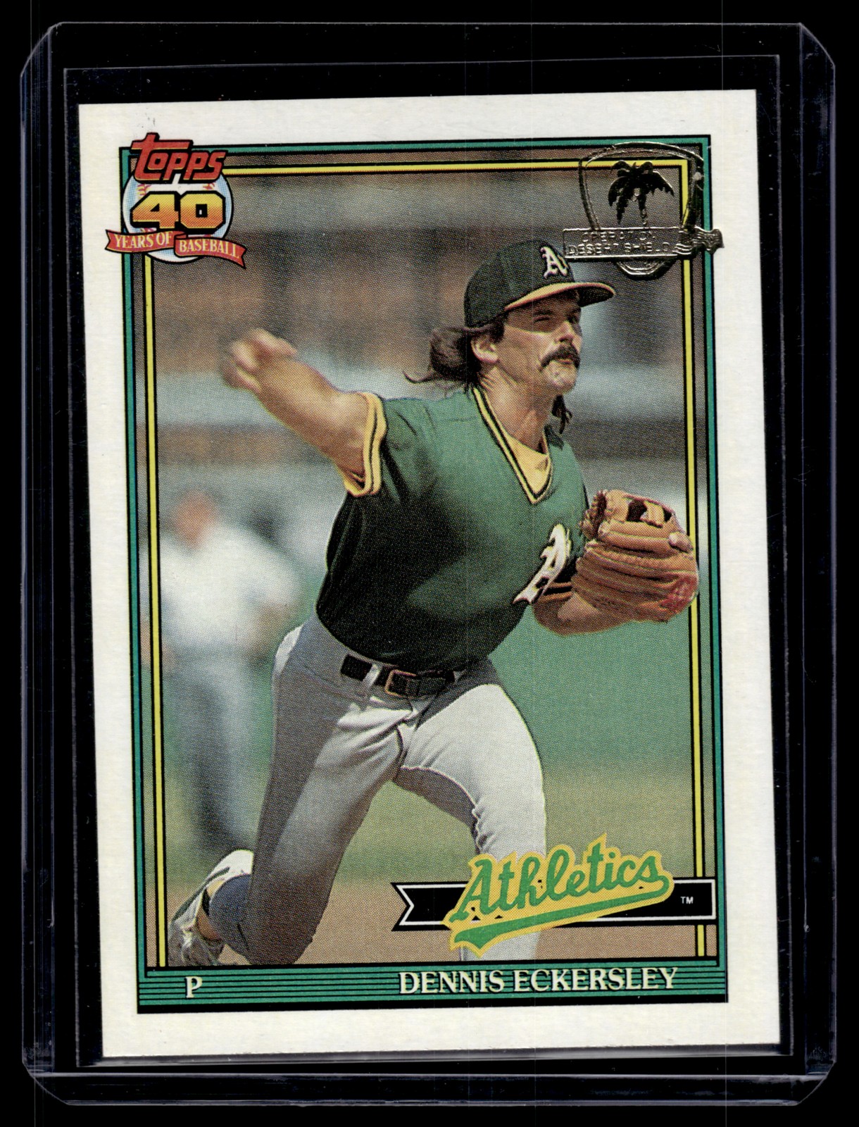 Dennis Eckersley 1991 Topps Desert Shield Card #250