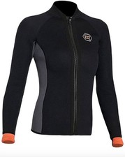 Wetsuit Top Jacket XS Women Men 3MM Neoprene Long Sleeve Dive Scuba