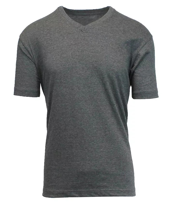 МУЖСКАЯ ФУТБОЛКА BLUE ICE MEDIUM С КОРОТКИМ РУКАВОМ И V-ОБРАЗНЫМ ВЫРЕЗОМ - HEATHER GREY 5290₽