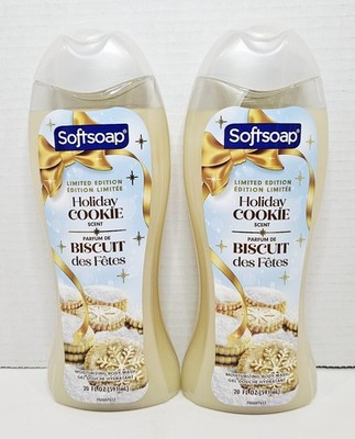 2x Softsoap Moisturizing Body Wash Holiday Cookie Limited Edition Scent