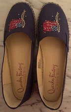 Quacker Factory, Women’s Sequin American Flag USA Shoes, Size 9.5