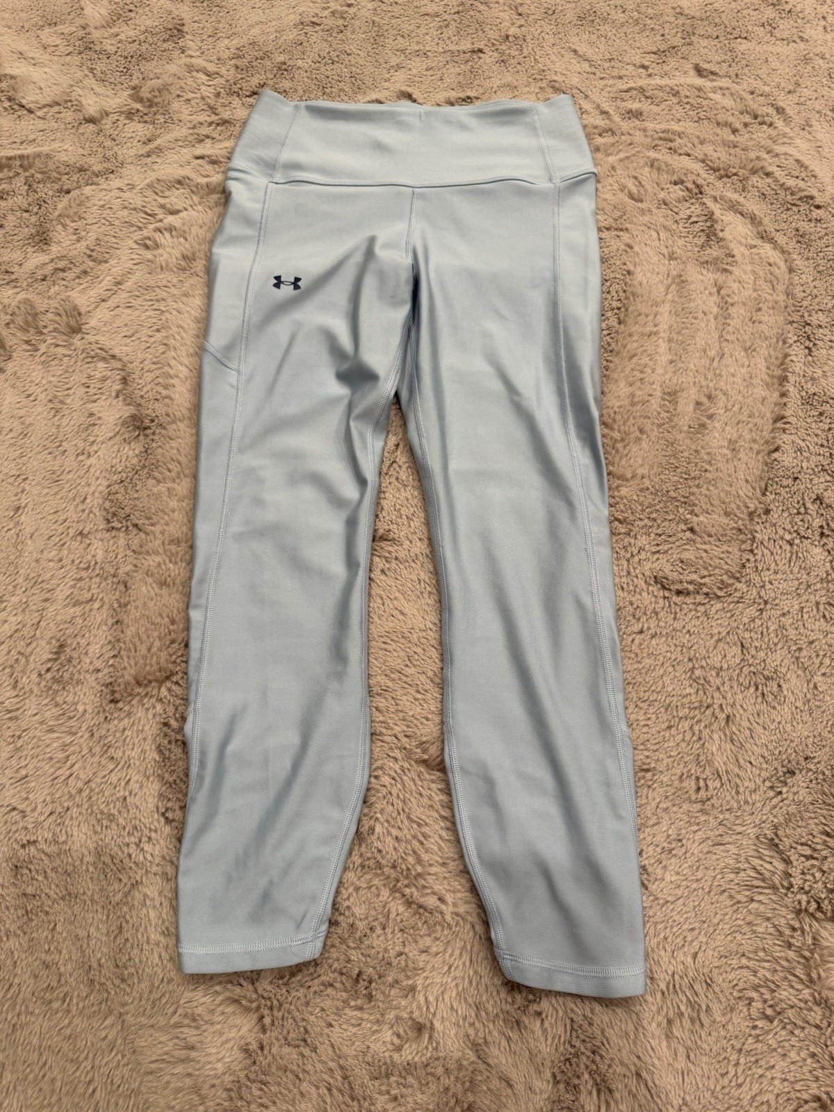 Women’s Size Medium Under Armour Polyester Leggings - Light Blue