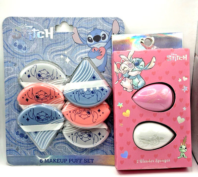 Taste Beauty x Disney STITCH 8pc Cosmetic Blender Sponges & Makeup Puff Set NIB