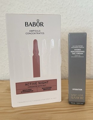BABOR Ampoule Concentrates Active Night, Hydration Hydro Replenishing Gel Cream