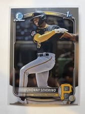 2025 Bowman Chrome 1st Jhonny Severino BCP 233 Pirates