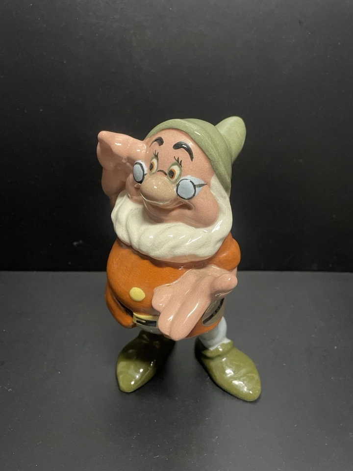 1943 Evan K. Shaw Blancanieves y siete enanitos conjunto completo Disney American Pottery Foto 3 de 4