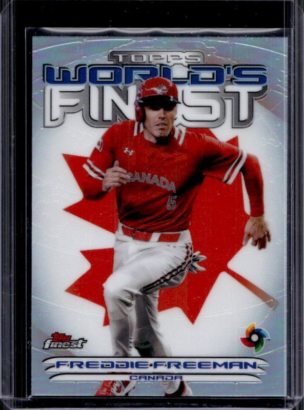 2023 Topps Finest Freddie Freeman 2000 World's #2000-6
