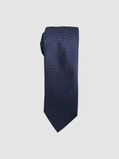 Perry Ellis Portfolio Men's Blue Jenson Classic Mini-Geo Neat Size 60 x 3