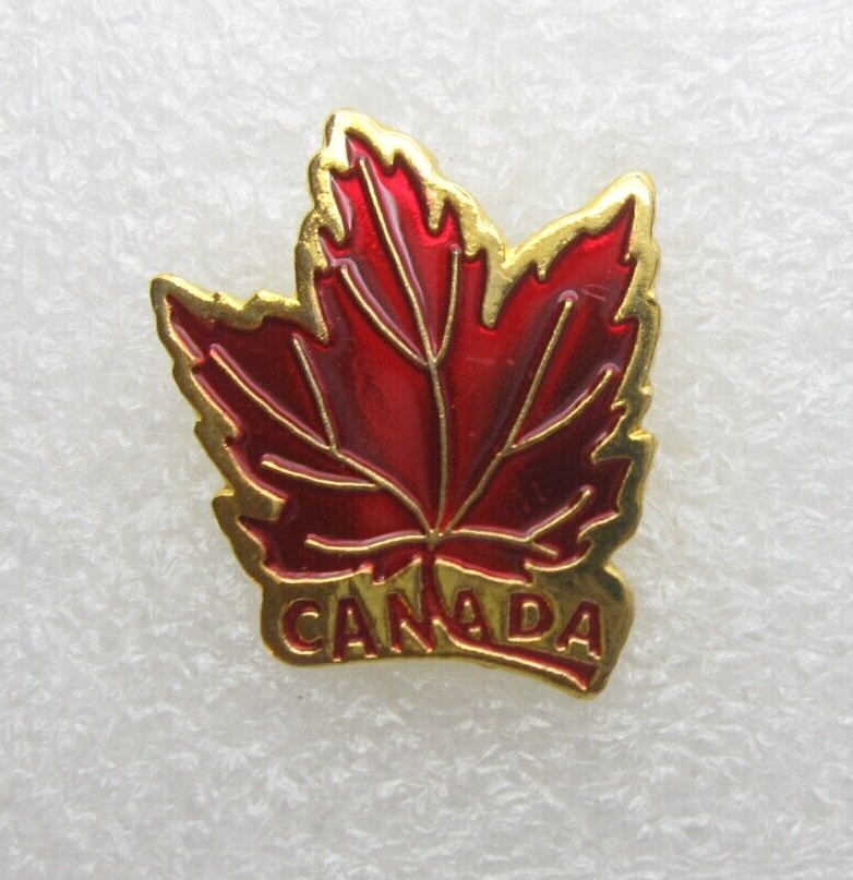 Red Maple Leaf Canada Lapel Pin (C88)