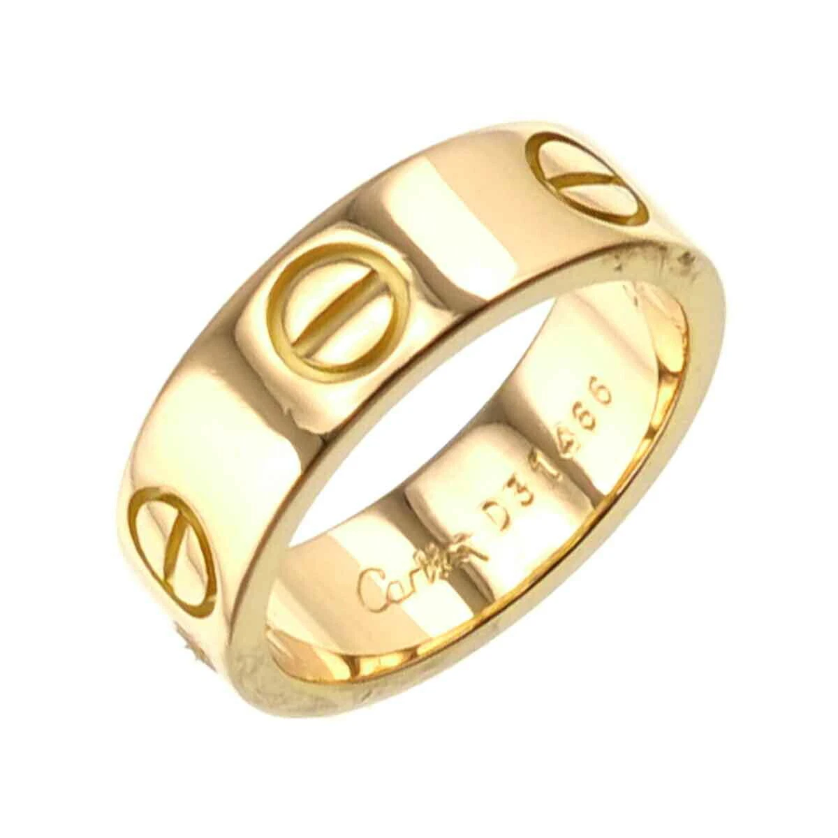 Cartier Love Ring 18K Yellow Gold 750 size48 4 4.5 US 90195879 eBay
