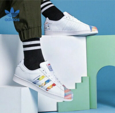 Adidas Originals Superstar GX2717 Men\'s Shoes Sneakers White Size 9 Adidas Originals Superstar Men main image 2