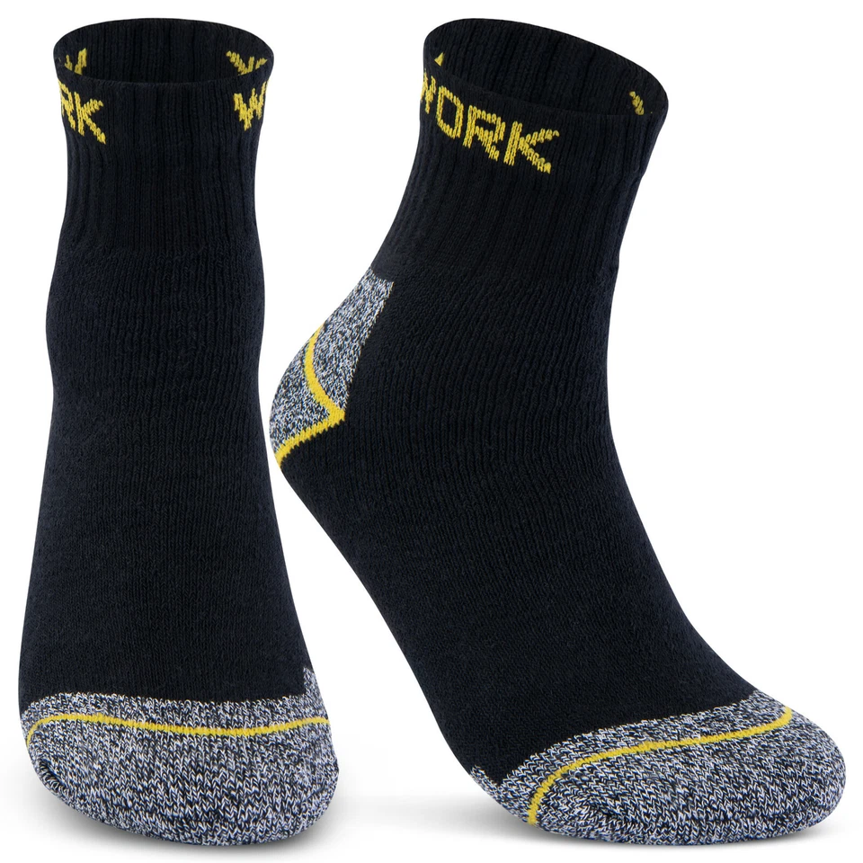 10 | 20 Paar kurze Arbeitssocken Herren Socken Baumwolle WORK - Bild 2 von 4