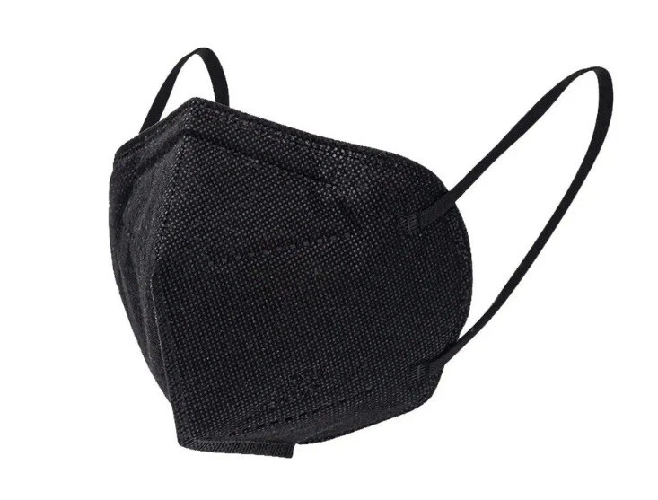 50 KN95 Disposable Face Mask- Black KN95– 5 Layer BFE 95% Disposable Respirator