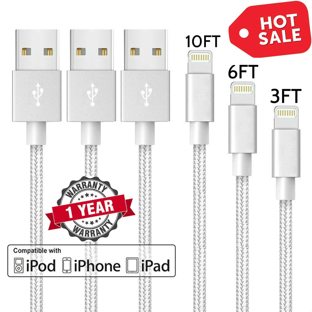 Amazon Apple Iphone 12 Mini Charging Cable Pack Fast Charger Cable