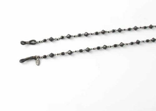 Giorgio Fedon Iridescente W/ Cuori Occhiali Catena/Collana / Fermo Nero  Argento | eBay