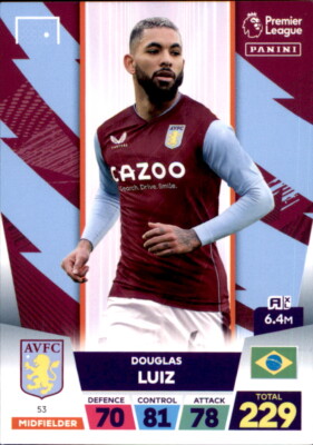 Panini Premier League 22/23 # 53 - Douglas Luiz - Team Mate