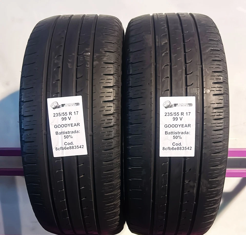 PNEU USAGÉ GOODYEAR EFFICIENTGRIP 235/55 R17 99V Invernali - Photo 1/2