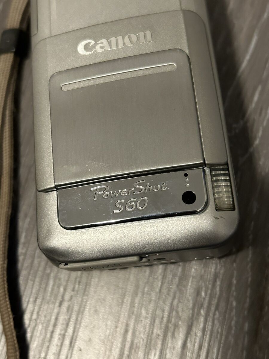 Canon PowerShot S60 5.0MP Digital Camera - Silver for sale Canon PowerShot S60 5.0MP Digital Camera - Silver for sale