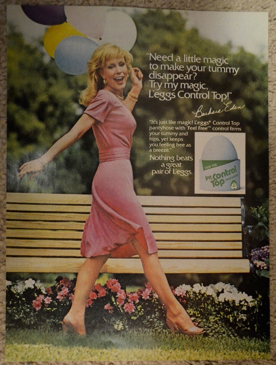 1980 Control Top Leggs Barbara Eden Pink Dress High Heels