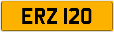 ER 3X3 DATELESS ERIN ERIC EM EMM EMA EVE EVA ED EDS PRIVATE NUMBER PLATE ERZ 120