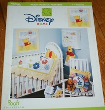 Pooh Playful Nursery Sewing Craft Book Disney Home Curtain/Quilt/Pillow/Diaper