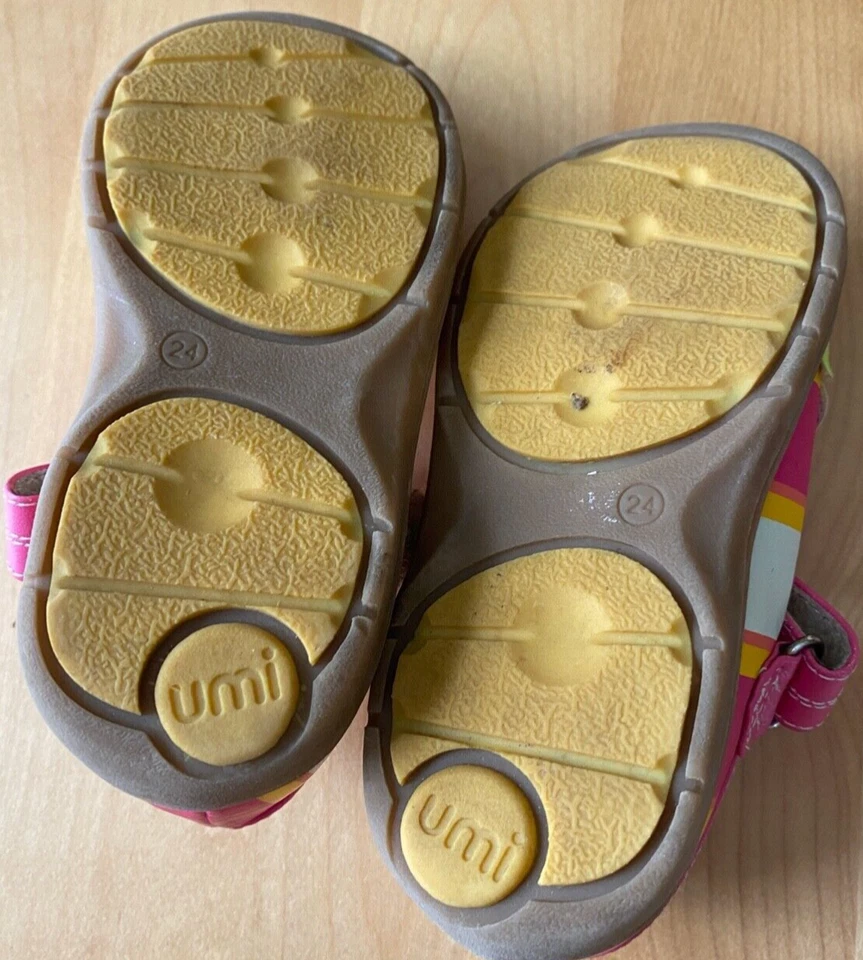 UMI ROSA FLORAL NARANJA ROSA Mary Jane GANCHO Y BUCLE US 8 EU 24 Foto 3 de 3