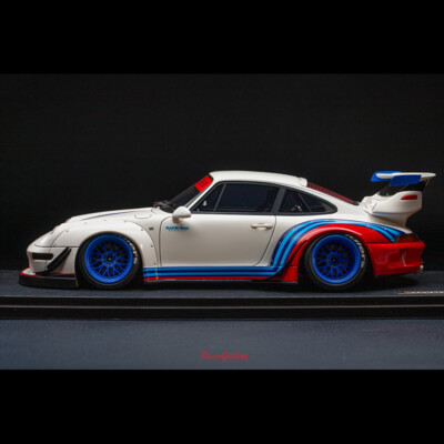 世界一点物RWBポルシェ Martini Racing 1/18 Ignition 1:18 Porsche RWB 911 993 Martini Diecast Car Model