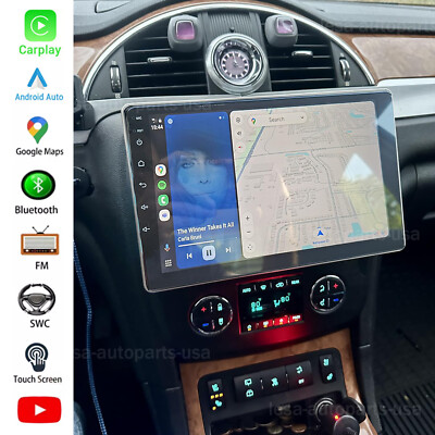 CarPlay Android 13.0 Car Stereo Radio 10.1'' Double 2 Din GPS Navi +Camera 4G+64G