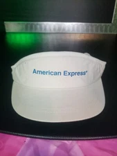 Vintage American Express AMEX SnapBack Visor AmaPro 80’s Credit Card Logo
