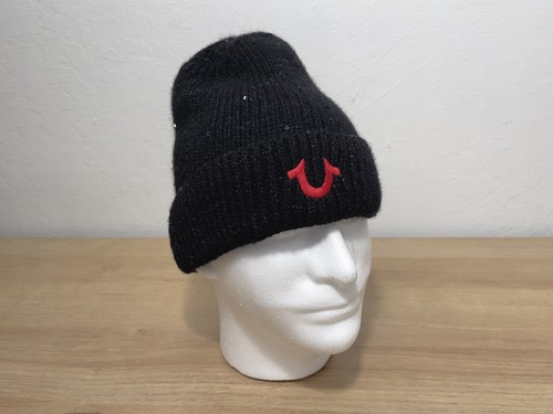 Sequin Beanie Hat Black Sparkle 
