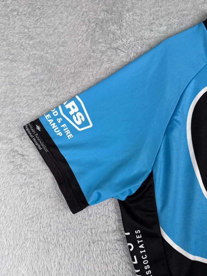 Camiseta de ciclismo Primal para hombre 3XL XXXL azul negro GF Gran Fondo manga corta 1/2 cremallera Foto 3 de 4