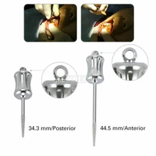 Dental Extraction Apical Root Fragment Manual Extractor Drill Medical Long+short