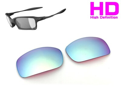OAKLEY X-l SQUARED風スポーツサングラス 青色偏光レンズ Oakley X-SQUARED そっくり品 Polished系 偏光サングラス