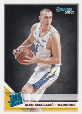 2019-20 DONRUSS RATED ROOKIE RC ALEN SMAILAGIC GOLDEN STATE WARRIORS - F656-2