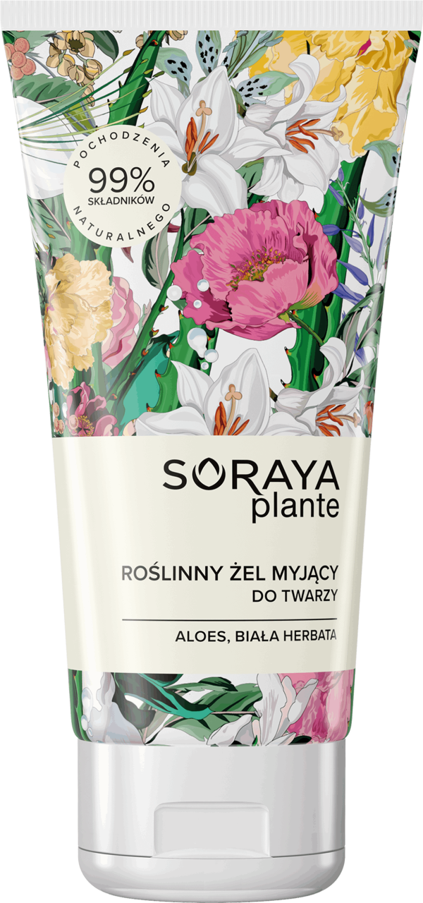Soraya Plante 99% Natural Ingredients Face Wash Aloe Vera & White Tea 150ml