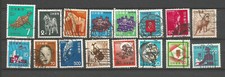 Japon 15 timbres anciens oblitérés /T8784