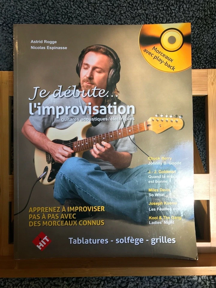 Rogge / Espinasse Je débute l'improvisation méthode guitare CD Hit diffusion