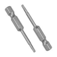 10PCS T8 Magnetic Torx Head Security Screwdriver Bit S2 50mm 1/4" Hex Shank