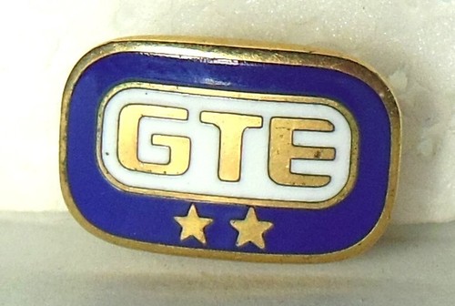 GTE General Telephone & Electronics Co. 10K GF employee service award tie pin - Picture 2 of 4