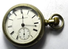 1882 Hampden Size 18 Dueber C Hornaday Private Label 11j LS OF Pocket Watch