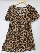 Show Me Your Mumu Mini Dress Valley Cheetah Leopard Print Size XS