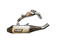 HGS SCARICO COMPLETO SILENZIATORE FONDELLO CARBONIO SUZUKI RMZ 250 2019-2025