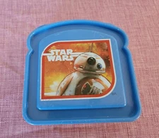 Star Wars Sandwich Shaped Holder Collectible Lunch Box Starwars Vintage 