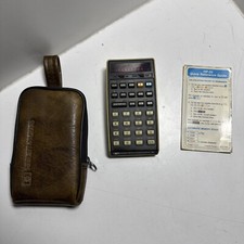 VINTAGE HP-25 Programmable Calculator  With C...