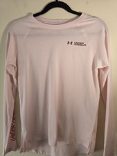 Pink Under Armour Pullover Long Sleeve Shirt NWT