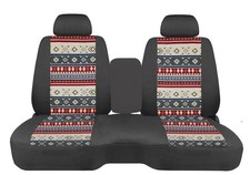 Truck Car Seat Covers Charcoal-aztec Boho Fits 1985-1989 Toyota Pickup Seats2hr Truck Car Seat Covers Charcoal-aztec Boho Fits 1985-1989 Toyota Pickup Seats2hr
