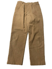 NWOT Lands' End Womens Camel Mid-Rise Straight Corduroy Pants Size 16 Vintage